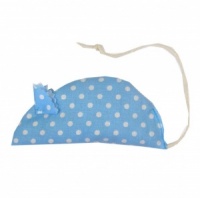Cat Toy - Blue Dotty Catnip Mouse